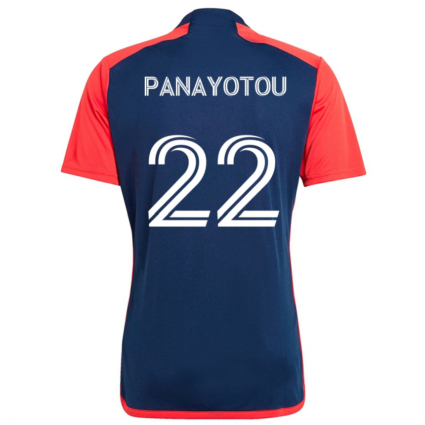 Women Football Jack Panayotou #22 Blue Red Home Jersey 2024/25 T-Shirt Za