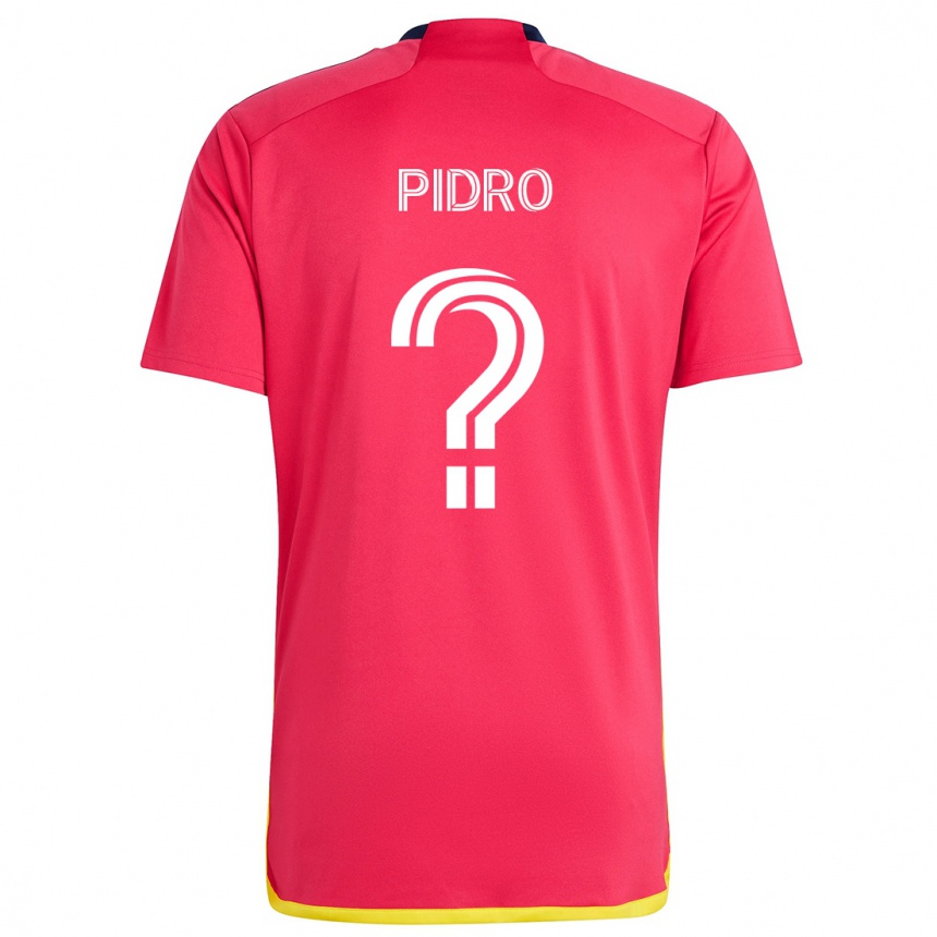 Women Football Selmir Pidro #0 Red Blue Home Jersey 2024/25 T-Shirt Za