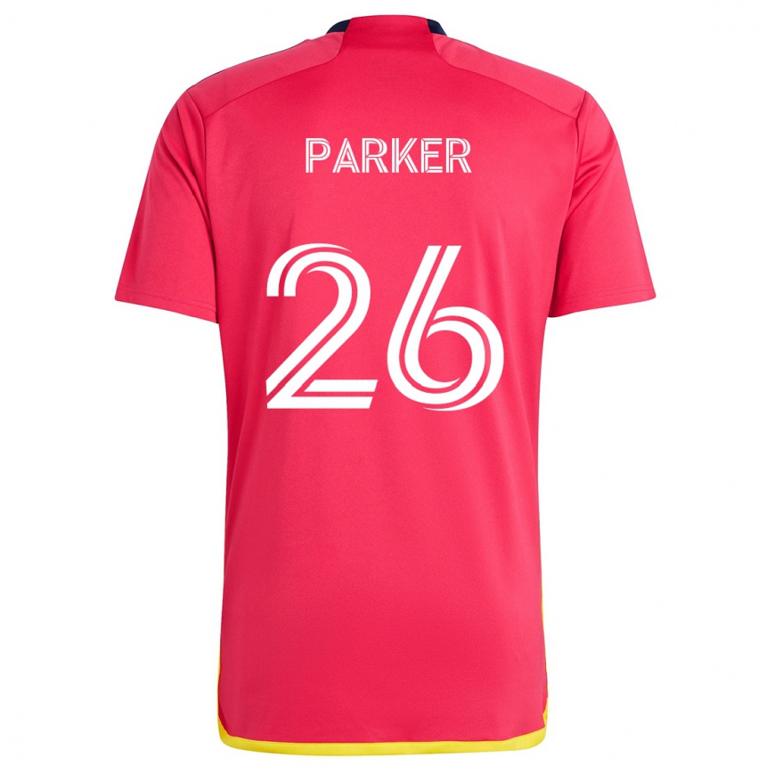 Women Football Tim Parker #26 Red Blue Home Jersey 2024/25 T-Shirt Za