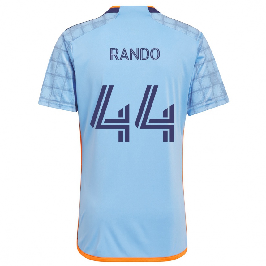 Women Football Alex Rando #44 Blue Orange Home Jersey 2024/25 T-Shirt Za