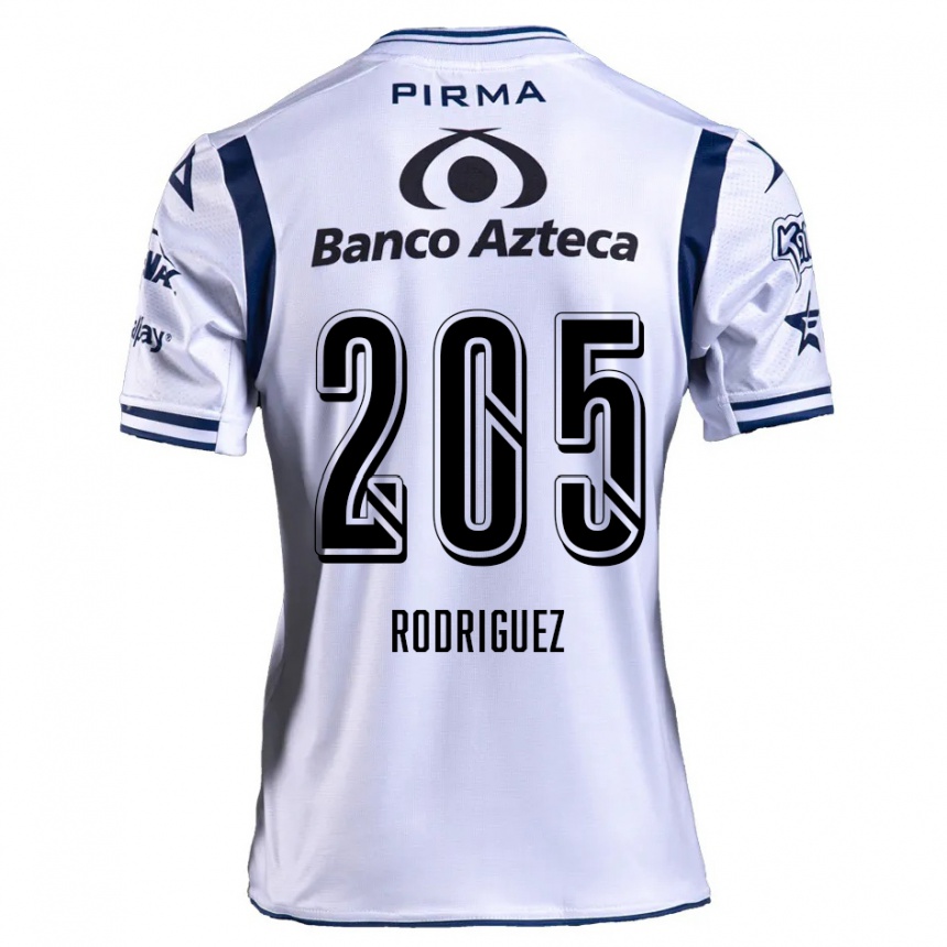 Women Football Alberto Rodríguez #205 White Navy Blue Home Jersey 2024/25 T-Shirt Za