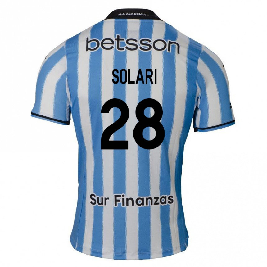 Women Football Santiago Solari #28 Blue White Black Home Jersey 2024/25 T-Shirt Za