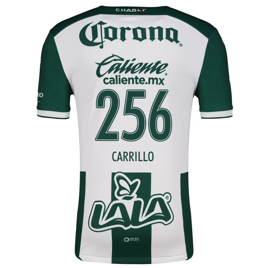 Women Football Stéphano Carrillo #256 Green White Home Jersey 2024/25 T-Shirt Za