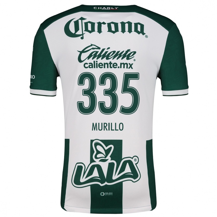 Women Football Doryan Murillo #335 Green White Home Jersey 2024/25 T-Shirt Za