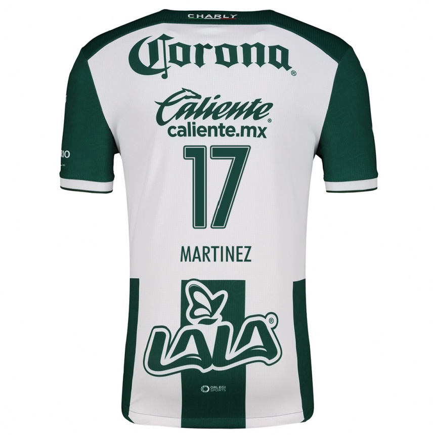 Women Football Marianne Martínez #17 Green White Home Jersey 2024/25 T-Shirt Za