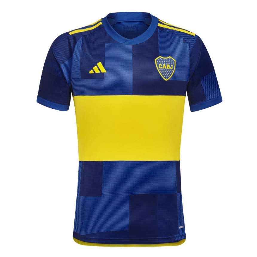 Women Football Santiago Dalmasso #51 Blue Yellow Home Jersey 2024/25 T-Shirt Za