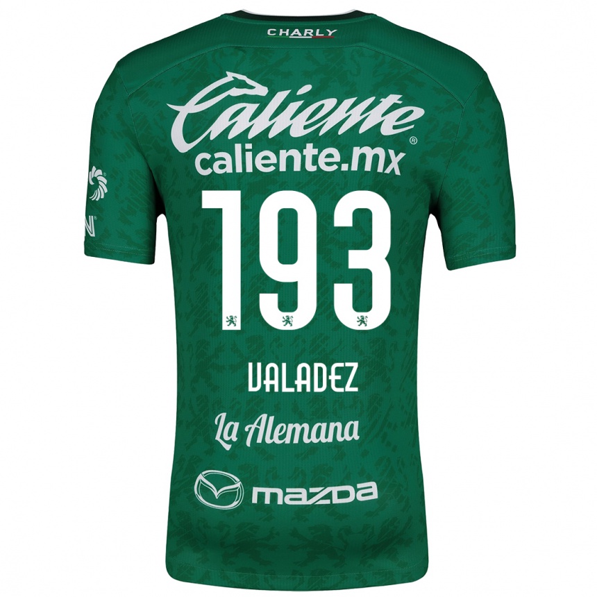 Women Football Luis Valadez #193 Green White Home Jersey 2024/25 T-Shirt Za