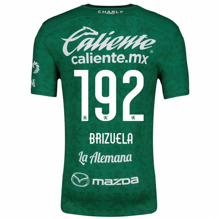 Women Football Juan Brizuela #192 Green White Home Jersey 2024/25 T-Shirt Za