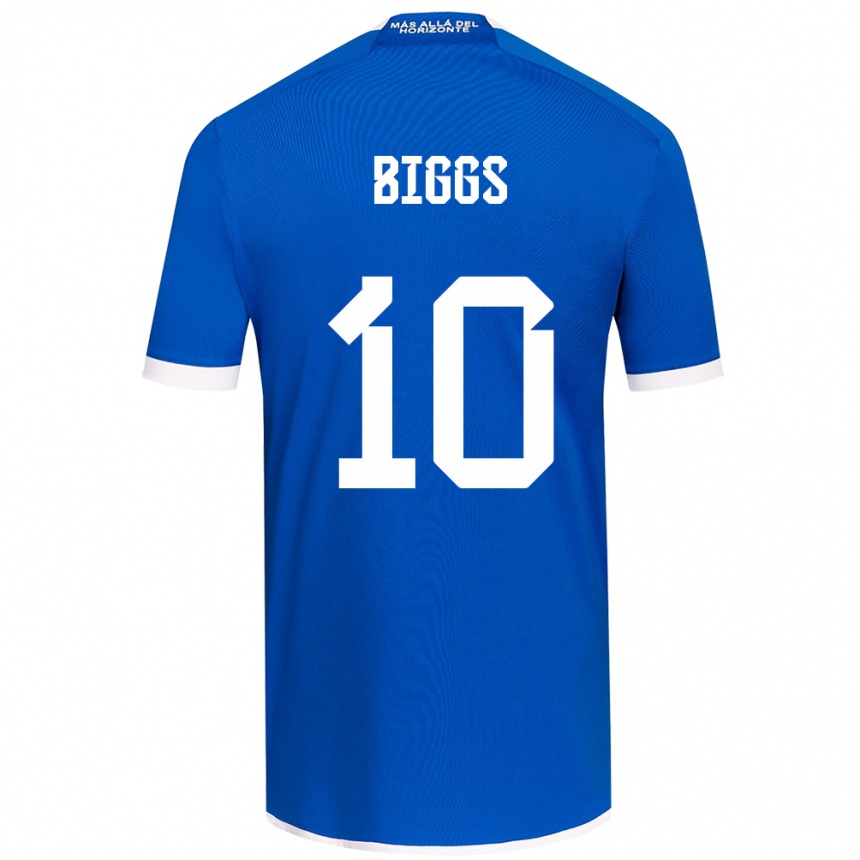 Women Football Nicole Denise Fajre Biggs #10 Blue White Home Jersey 2024/25 T-Shirt Za