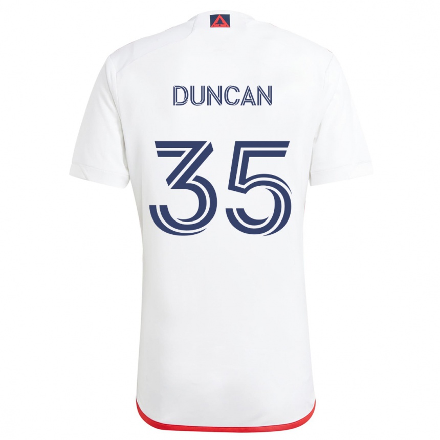 Women Football Nakye Greenidge-Duncan #35 White Red Away Jersey 2024/25 T-Shirt Za