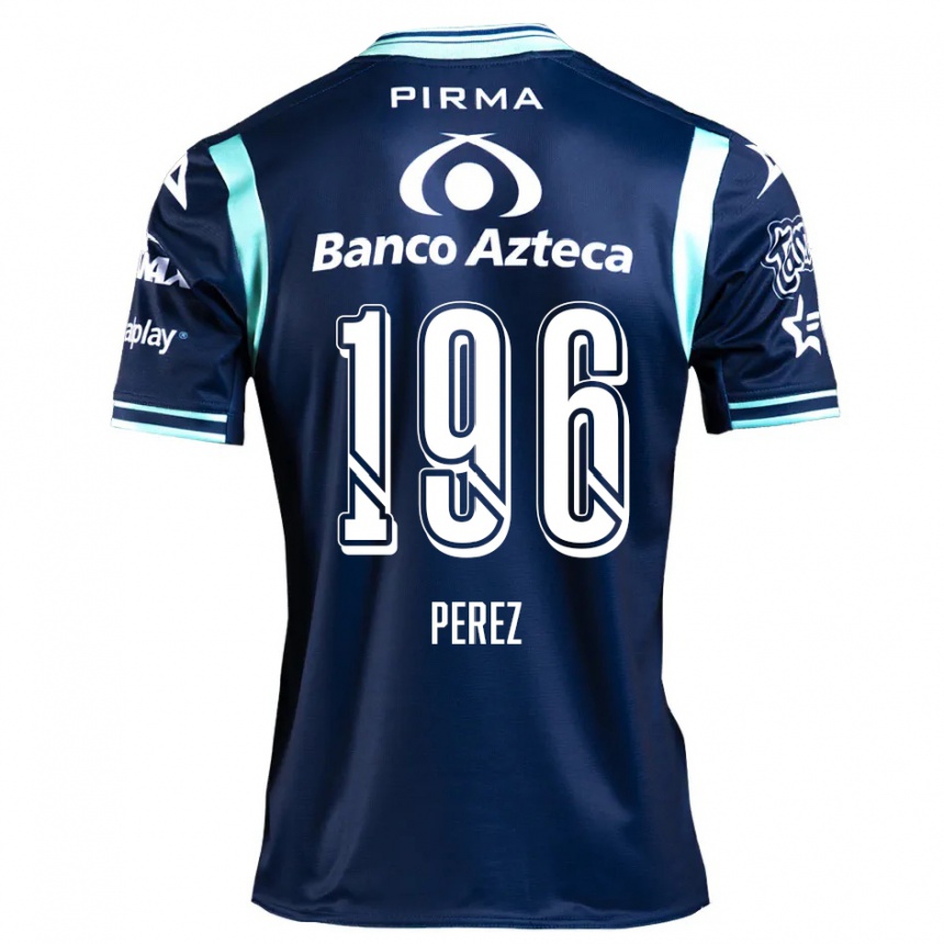 Women Football Arez Pérez #196 Navy Blue Away Jersey 2024/25 T-Shirt Za