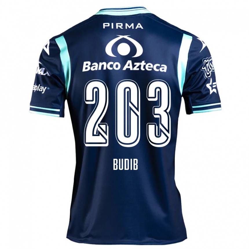 Women Football Pedro Budib #203 Navy Blue Away Jersey 2024/25 T-Shirt Za