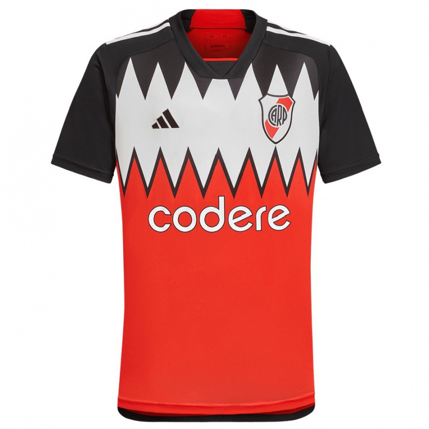 Women Football Martina Del Trecco #1 Red Black White Away Jersey 2024/25 T-Shirt Za