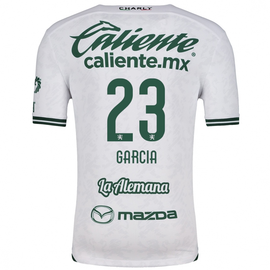 Women Football Óscar García #23 White Green Away Jersey 2024/25 T-Shirt Za