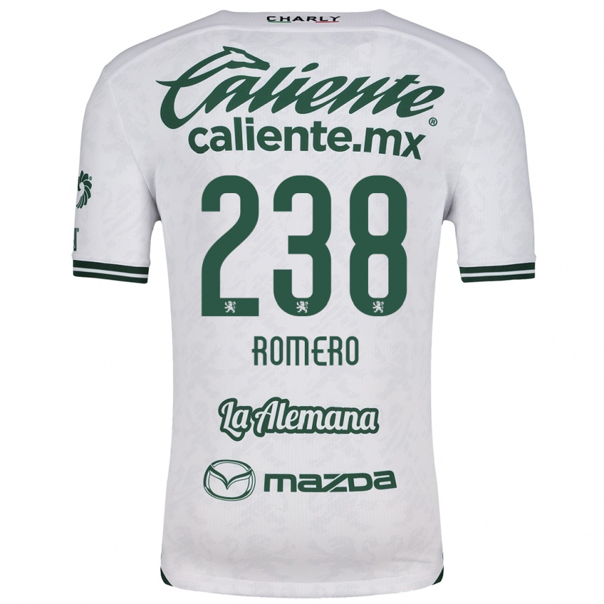 Women Football Paulo Romero #238 White Green Away Jersey 2024/25 T-Shirt Za