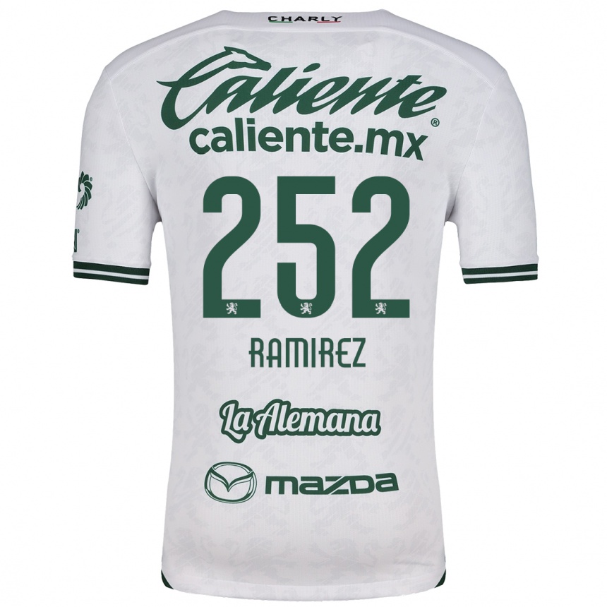 Women Football Luis Ramírez #252 White Green Away Jersey 2024/25 T-Shirt Za