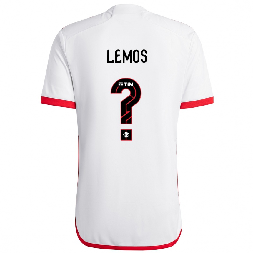 Women Football Pedro Lemos #0 White Red Away Jersey 2024/25 T-Shirt Za