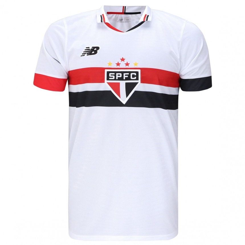 Kids Football Pedro Andrade #0 White Red Black Home Jersey 2024/25 T-Shirt Za