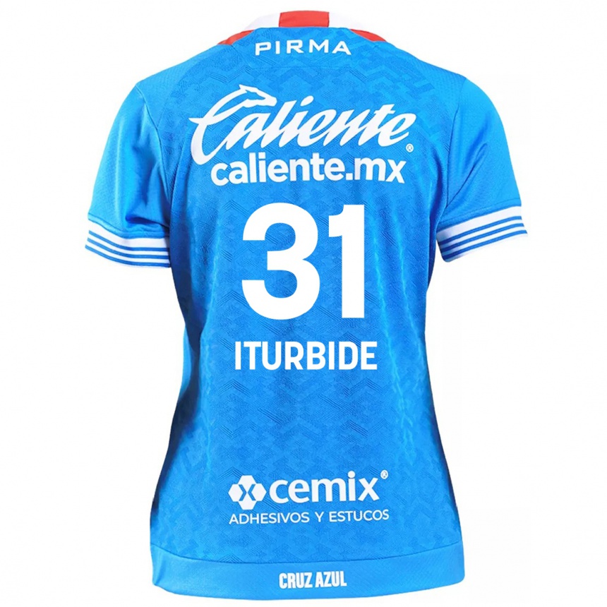 Kids Football Luis Iturbide #31 Sky Blue Home Jersey 2024/25 T-Shirt Za