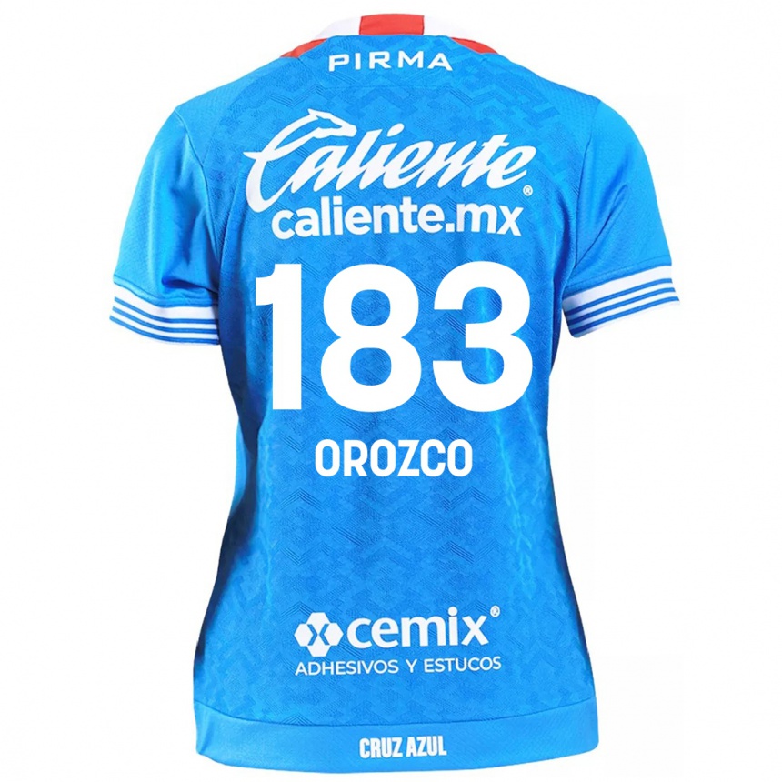 Kids Football Fabrizzio Orozco #183 Sky Blue Home Jersey 2024/25 T-Shirt Za