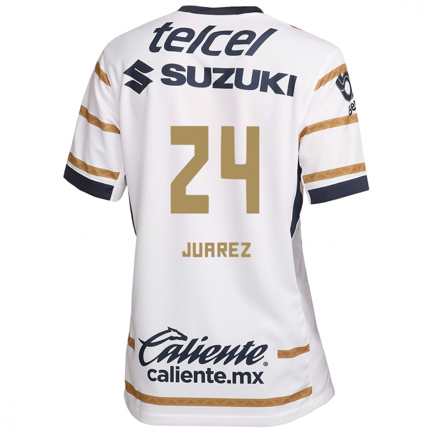 Kids Football Gabriela Juarez #24 White Obsidian Home Jersey 2024/25 T-Shirt Za