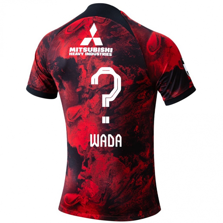 Kids Football Naoya Wada #0 Red Black Home Jersey 2024/25 T-Shirt Za