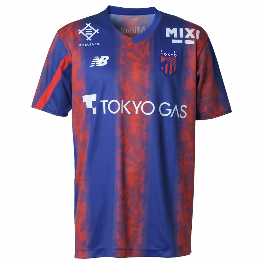 Kids Football Shuzo Osawa #10 Blue Red Home Jersey 2024/25 T-Shirt Za