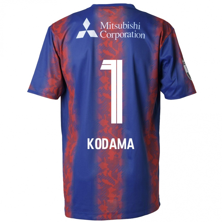 Kids Football Tsuyoshi Kodama #1 Blue Red Home Jersey 2024/25 T-Shirt Za