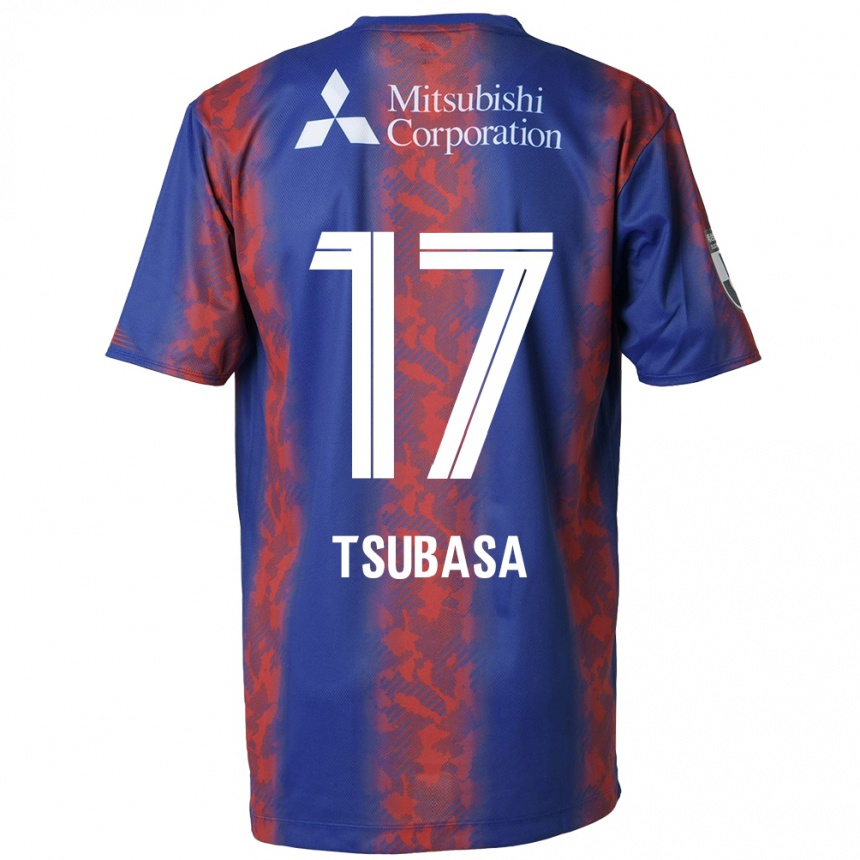 Kids Football Tsubasa Terayama #17 Blue Red Home Jersey 2024/25 T-Shirt Za