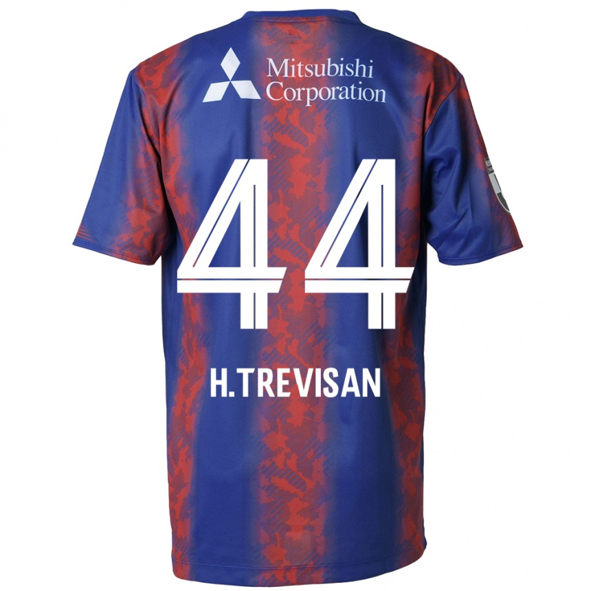 Kids Football Henrique Trevisan #44 Blue Red Home Jersey 2024/25 T-Shirt Za