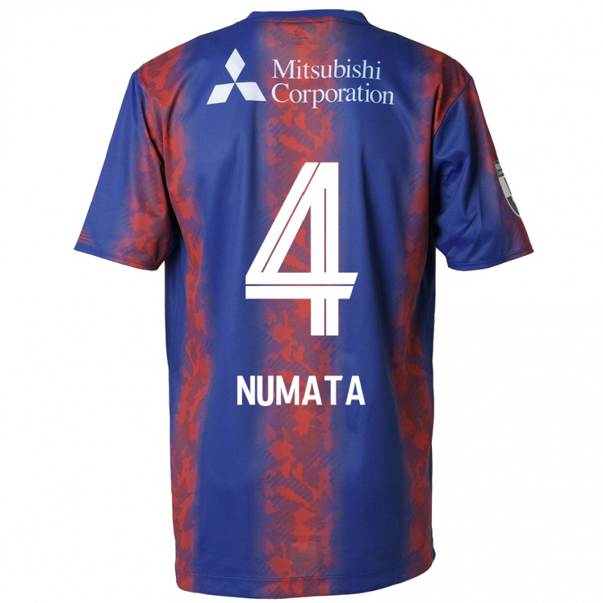 Kids Football Seisa Numata #4 Blue Red Home Jersey 2024/25 T-Shirt Za