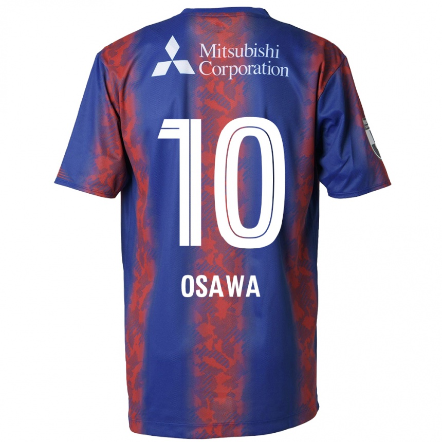 Kids Football Shuzo Osawa #10 Blue Red Home Jersey 2024/25 T-Shirt Za