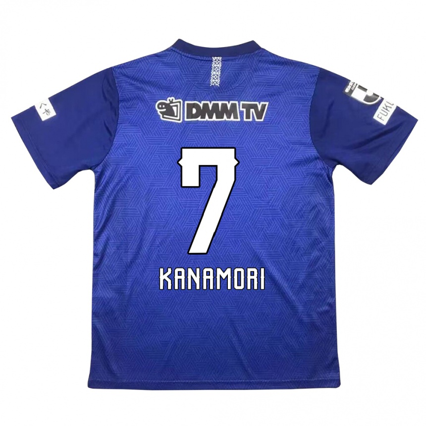 Kids Football Takeshi Kanamori #7 Dark Blue Home Jersey 2024/25 T-Shirt Za