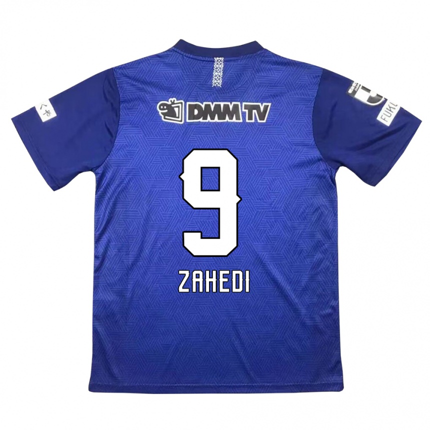 Kids Football Shahab Zahedi #9 Dark Blue Home Jersey 2024/25 T-Shirt Za