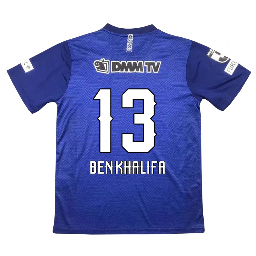 Kids Football Nassim Ben Khalifa #13 Dark Blue Home Jersey 2024/25 T-Shirt Za