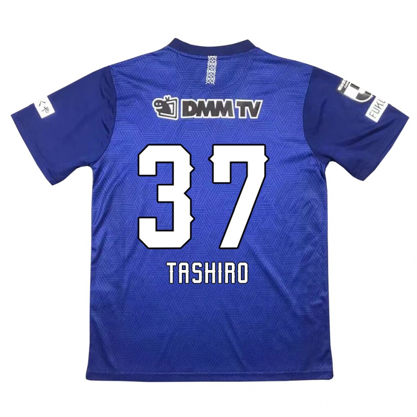 Kids Football Masaya Tashiro #37 Dark Blue Home Jersey 2024/25 T-Shirt Za