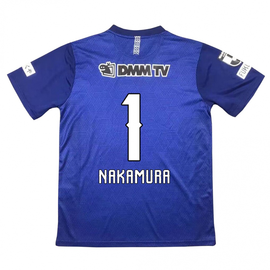 Kids Football Seigo Nakamura #1 Dark Blue Home Jersey 2024/25 T-Shirt Za