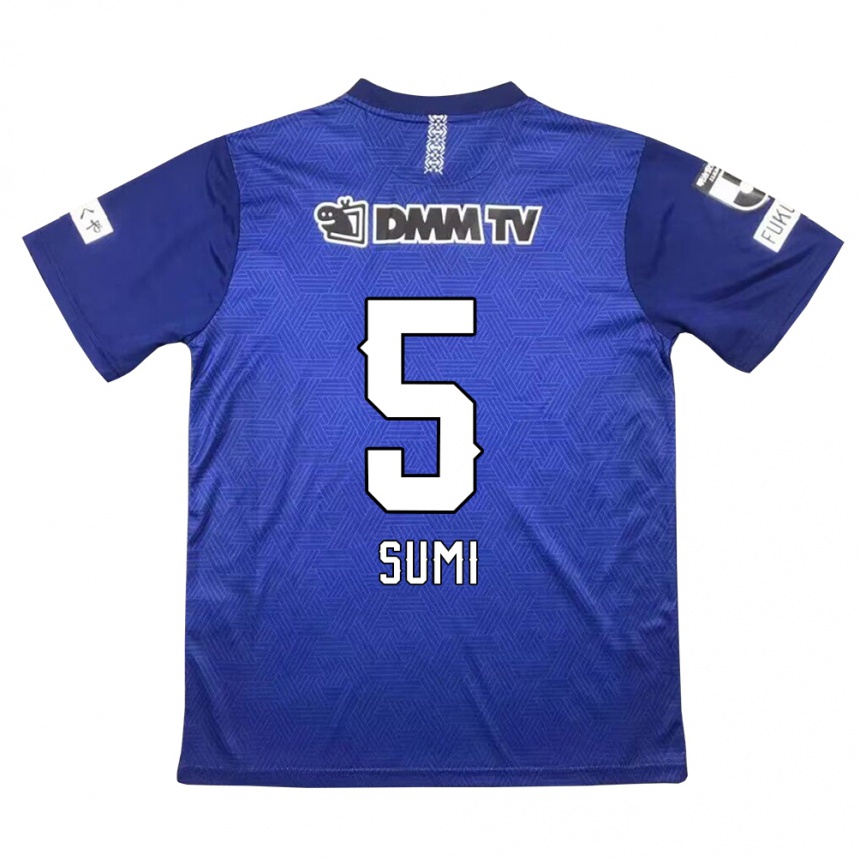 Kids Football Kotaro Sumi #5 Dark Blue Home Jersey 2024/25 T-Shirt Za