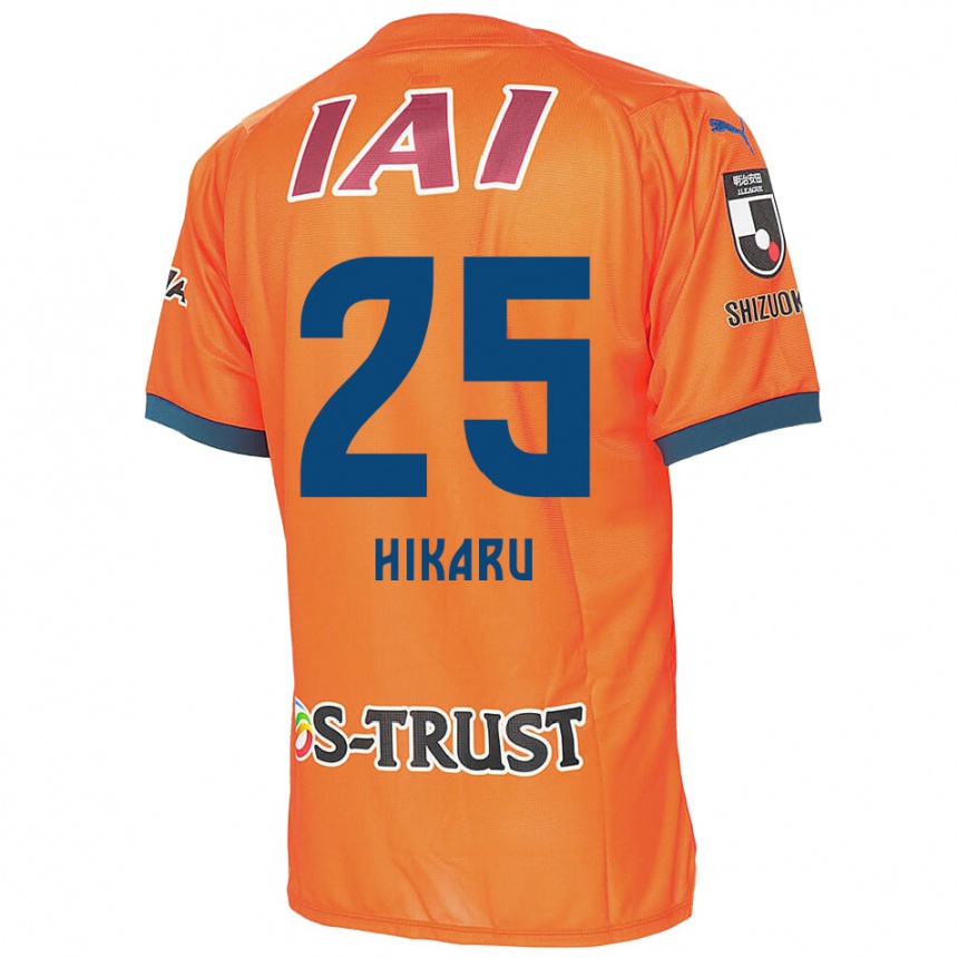 Kids Football Hikaru Naruoka #25 Orange Blue Home Jersey 2024/25 T-Shirt Za