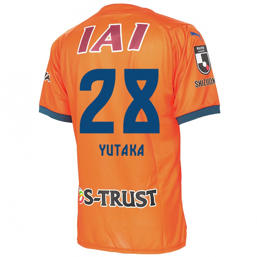 Kids Football Yutaka Yoshida #28 Orange Blue Home Jersey 2024/25 T-Shirt Za