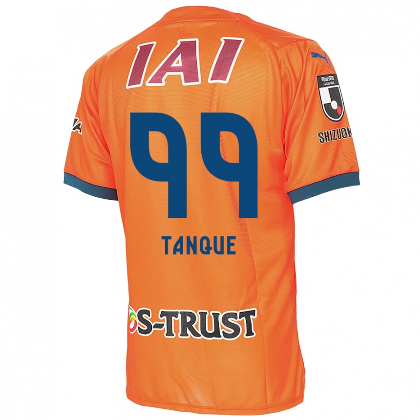 Kids Football Douglas Tanque #99 Orange Blue Home Jersey 2024/25 T-Shirt Za