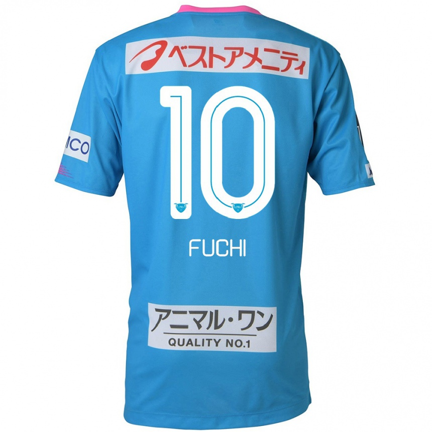 Kids Football Fuchi Honda #10 Blue Pink Home Jersey 2024/25 T-Shirt Za