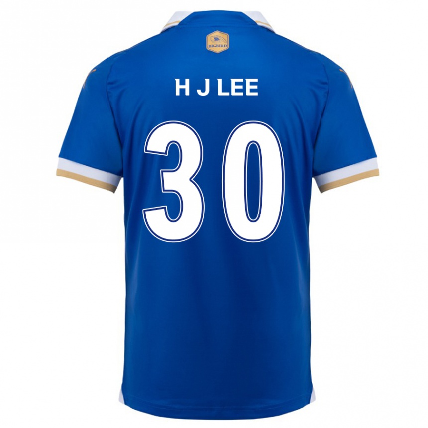 Kids Football Ji-Ho Lee #30 Blue White Home Jersey 2024/25 T-Shirt Za