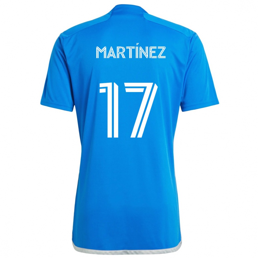 Kids Football Josef Martínez #17 Blue White Home Jersey 2024/25 T-Shirt Za