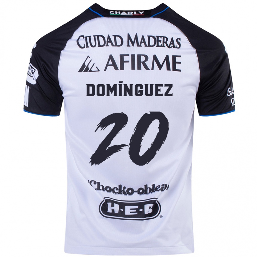 Kids Football Misael Domínguez #20 Black Blue Home Jersey 2024/25 T-Shirt Za