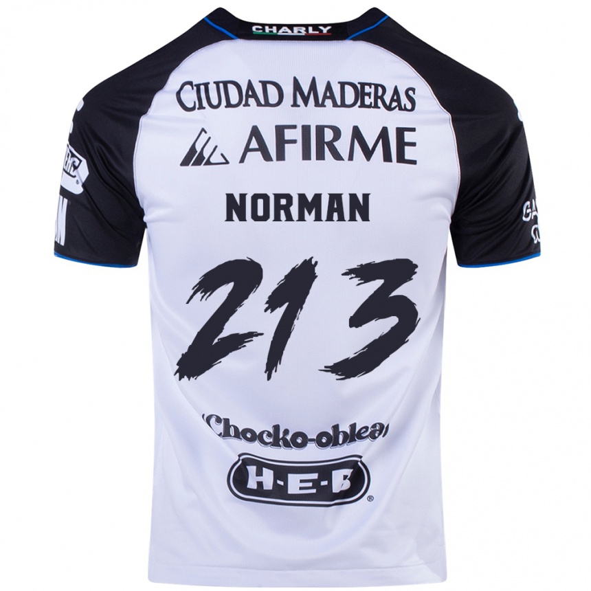 Kids Football Humberto Norman #213 Black Blue Home Jersey 2024/25 T-Shirt Za