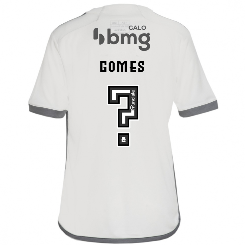 Kids Football Fábio Gomes #0 Off White Away Jersey 2024/25 T-Shirt Za