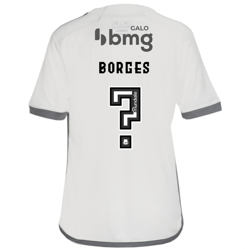 Kids Football Léo Borges #0 Off White Away Jersey 2024/25 T-Shirt Za