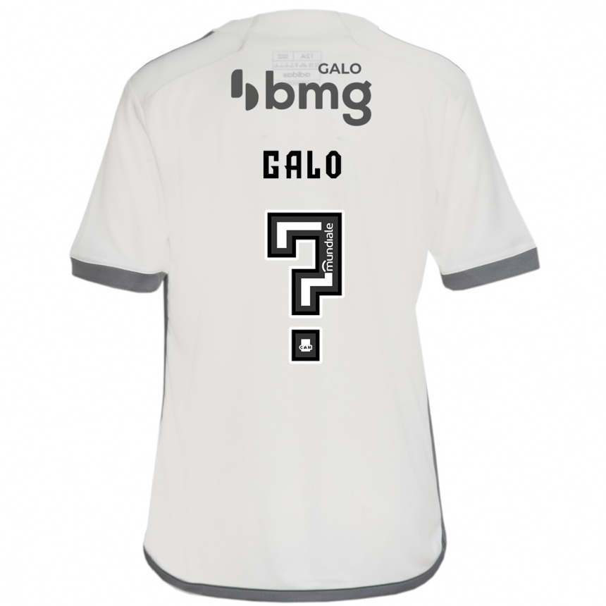 Kids Football Diego Galo #0 Off White Away Jersey 2024/25 T-Shirt Za