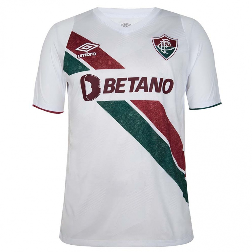 Kids Football Italo #0 White Green Maroon Away Jersey 2024/25 T-Shirt Za